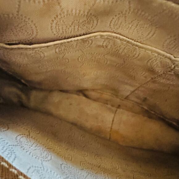 Michael Kors Jet Set East West Shoulder Crossbody Leather Bag Beown Luggage - Picture 14 of 14